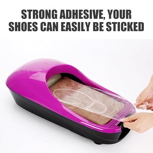 OSALADI Schuhfolie Einweg 109 Fußgrößen Praktisch Pe-Material Schuhüberzieher Für Automatische Schuhfolienmaschine Staub- Und Kratzschutz