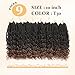 Yewell Goddess Box Braids Crochet Hair 10 Inch Boho Crochet Box-Braids With Curly Ends, 9 Packs Bohomian BoxBraids CrochetHair For Black Women Pre Looped Boxes Braid Crochet-Hair (10Inch 9 Packs,T30)