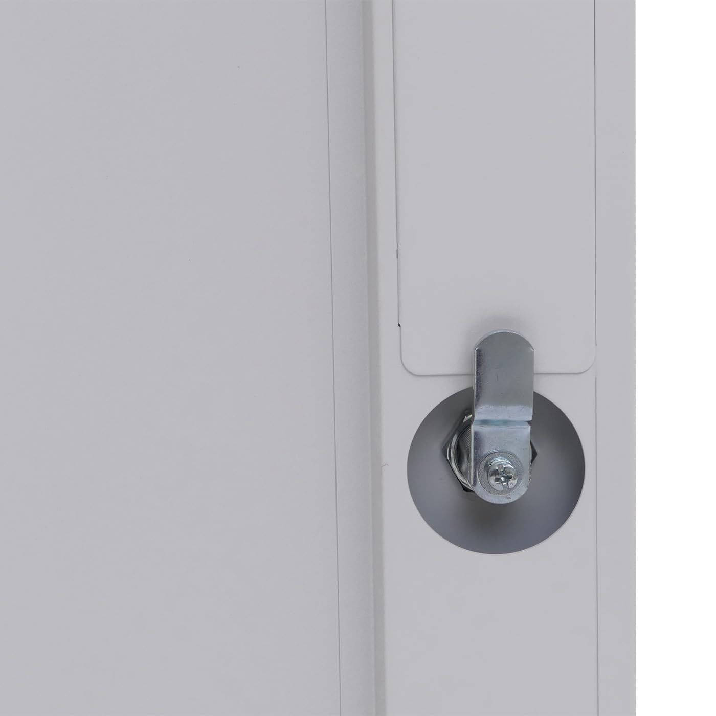 Mendler Casier HWC-P63 90x38x45cm Acier Blanc