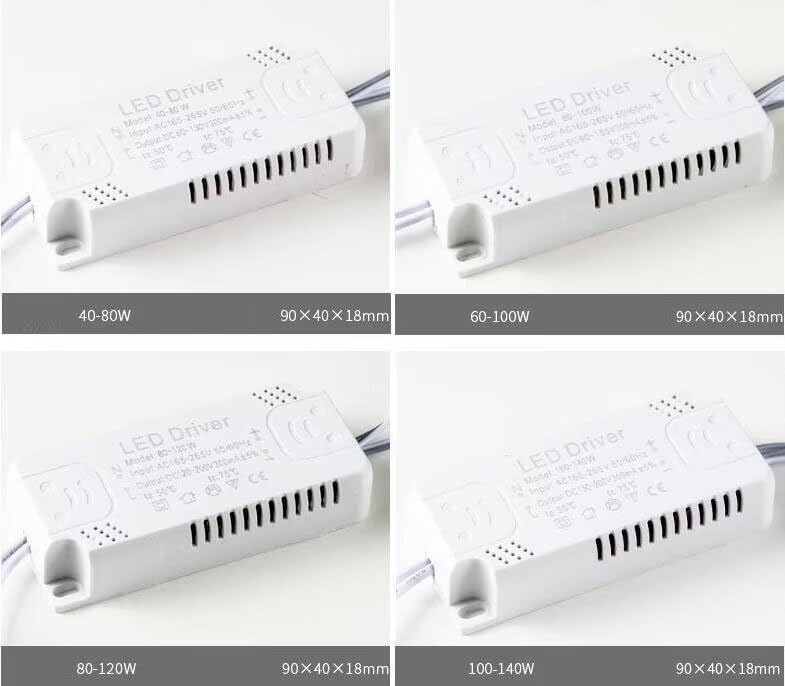 Image of LED Driver Adapter For LED Lighting AC165-265V Non-Isolating Transformer For LED Ceiling Light Replacement 40-80W 60-100W 80-120W 100-140W
