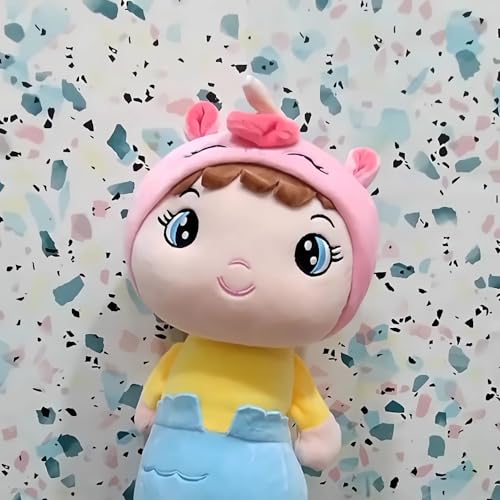 Image of Tickles Mermaid Doll Soft Stuffed Plush Toy for Kids Boys & Girls Birthday Gift (Color: Blue Size: 50 cm)