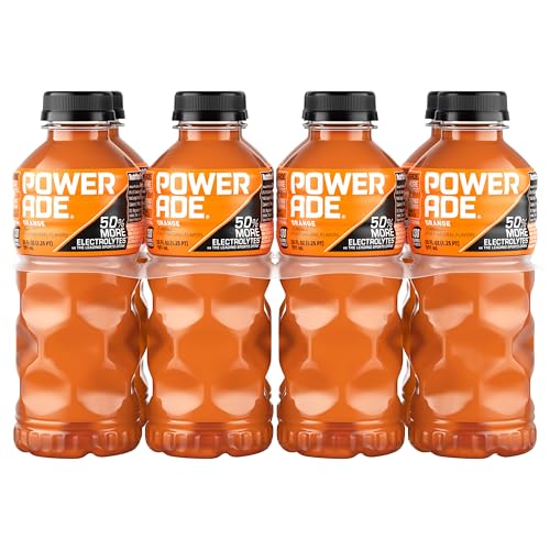 POWERADE Sports Drink Orange, 20 Ounce (Pack of 8)