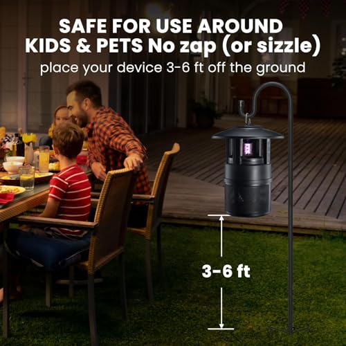 Mosquito Trap Indoor Outdoor, Fly Traps and Mosquito Zapper with Light, Fan, Sleep and Timer Modes, Bug Zappers - image 8