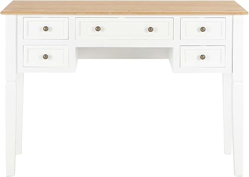 Miniatura 4 de BaraSh Escritorio de escritura Pequeno para Dormitorio Escritorio para estudiante, Mesas de Escritura, Mesas de Trabajo, Escritorio Pequeño,