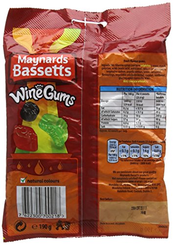Maynards Winegums Original Maynards Bassetts Wine Gums Imported From The Uk England British Gummy Candy #TOP1