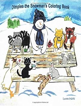 Paperback Dimples the Snowman's Coloring Book