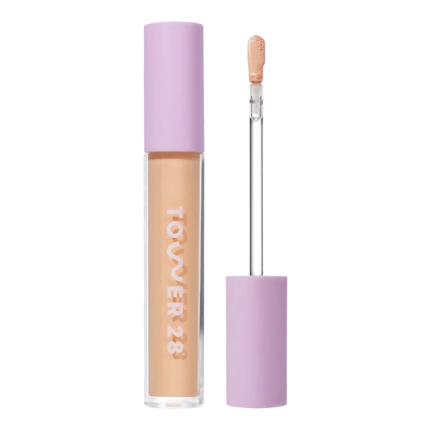 Tower 28 Swipe Serum Concealer - Hydrating Medium-Full Coverage Concealer + Under Eye Brightener - Skin Care Infused Makeup with Hyaluronic Acid +