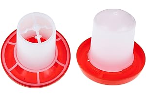 IMIKEYA Quail Feeder and Waterer Set