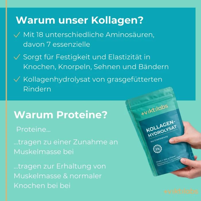 Kollagen Komplex - 100% reines Rinderkollagen - zertifizierte Grasfütterung – Ansicht 5