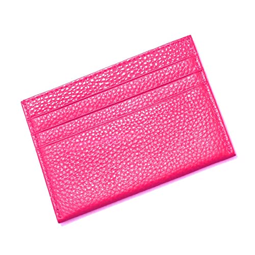 CARTEIRA Slim Para Cartões E Habilitação CNH Compacta Porta Documentos Com Vários Compartimentos Nas Cores Vermelha, Preta, Rosa, Nude E Azul LINHA PREMIUM SYANG (Rosa)