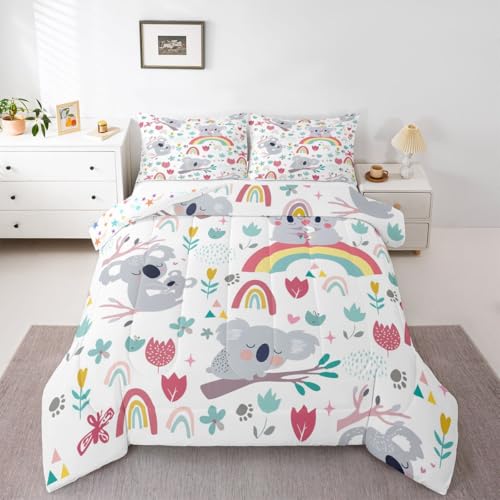 Image of Feelyou Kids Cute Koala Bedding Set King Size for Children King