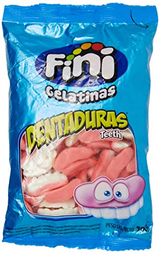 Balas De Gelatina Dentaduras Fini Pacote 500G