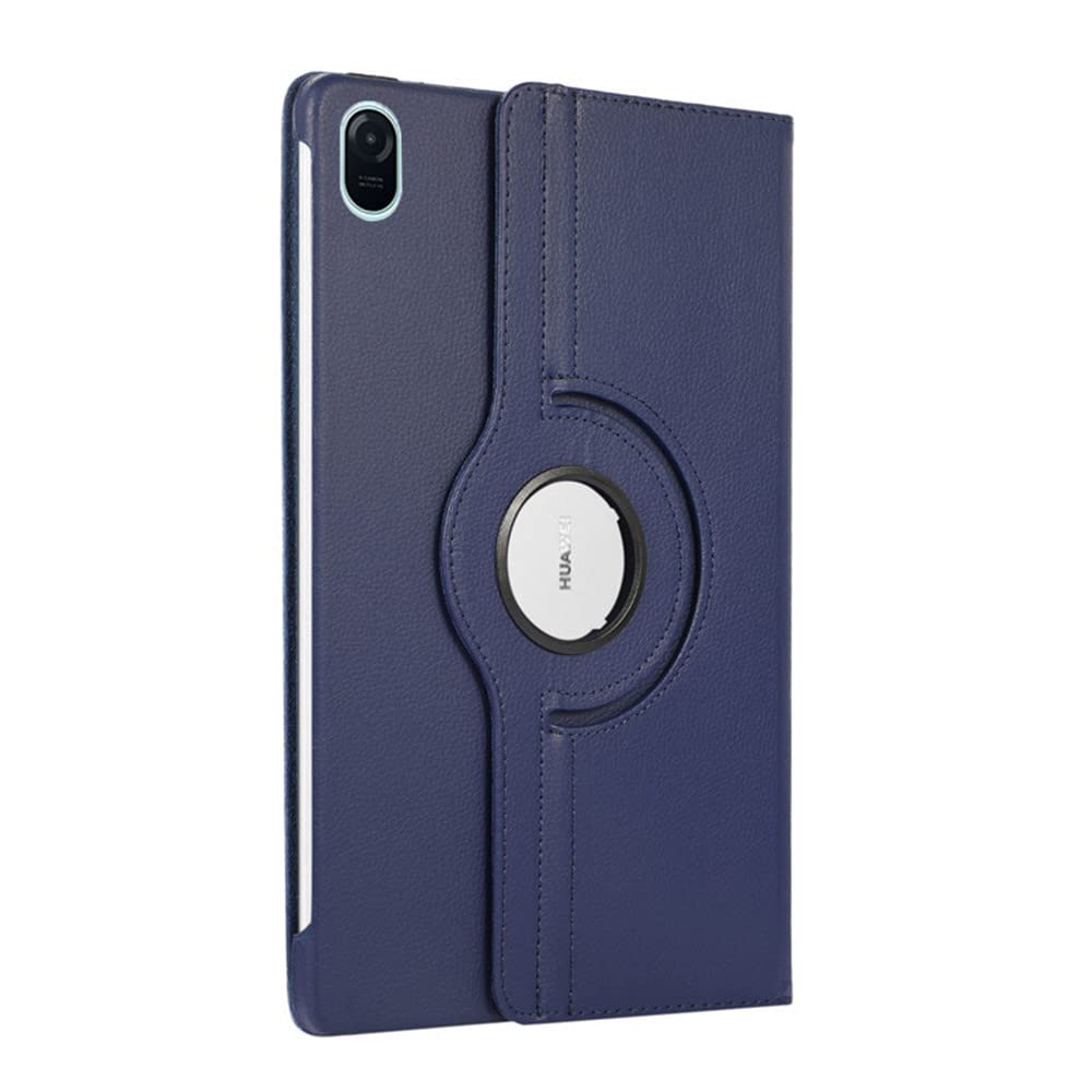 INSOLKIDON Compatible with Huawei Honor PAD 8 12 Inch Tablet Case with Stand Function, Slim PU Leather Protective Case [Auto Sleep/Wake], Folding Protective Case (Navy Blue)