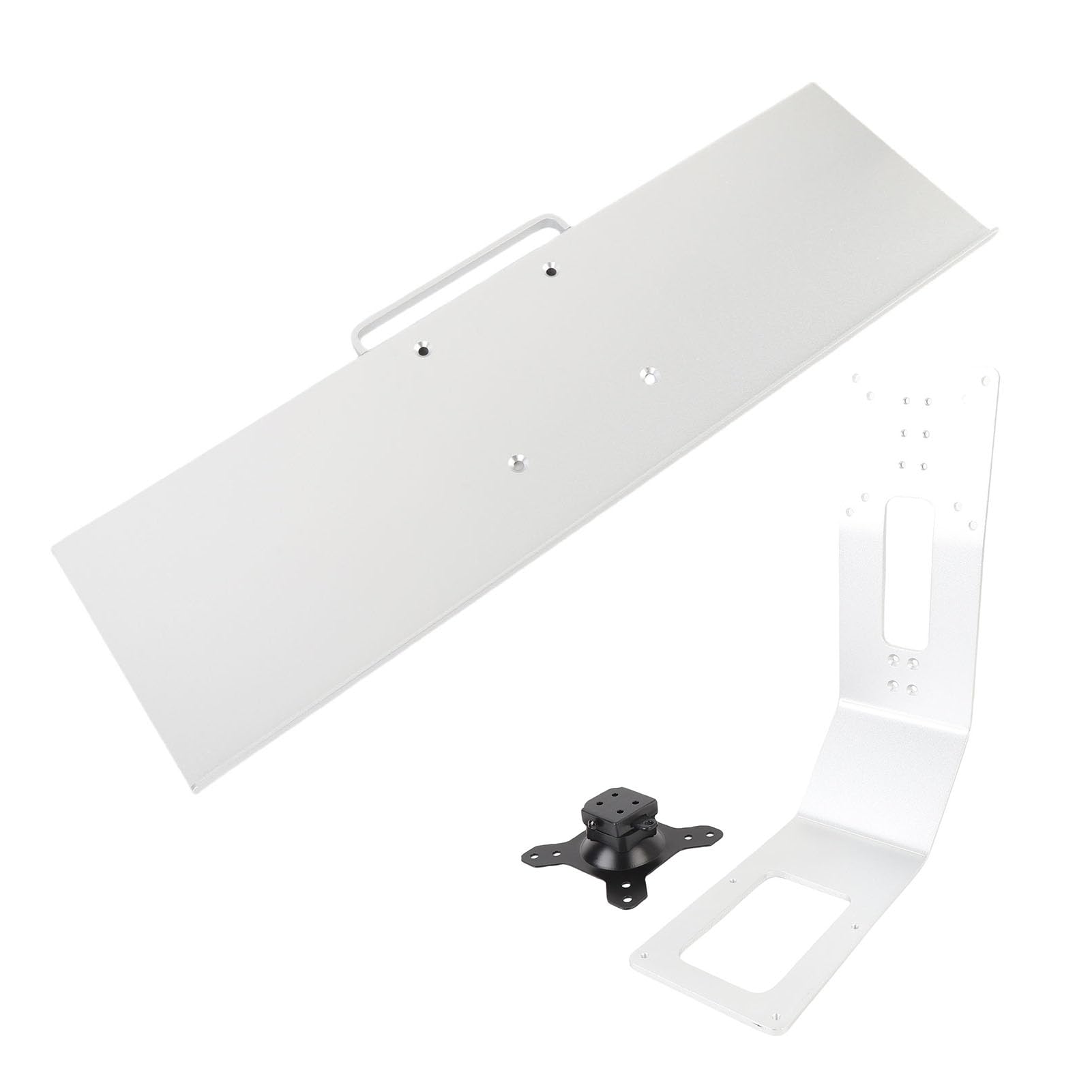 Vielseitiger Computer-Displayständer, Verstellbare Tastaturhalterung für Komfortablen Arbeitsplatz, Displayarm aus Aluminiumlegierung für Flexible Ergonomie