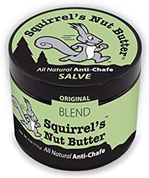 Squirrel's Nut Butter All Natural Anti Chafe Salve, Tub, 8oz
