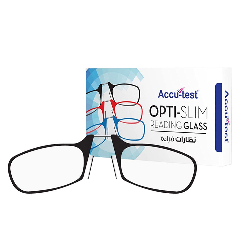 OPTI-SLIM READING GLASS, BLACK +1.00
