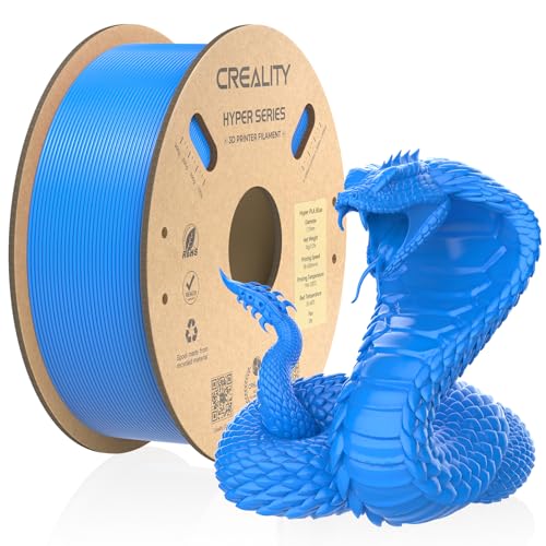 Creality Filament officiel imprimante 3D,filament hyper PLA haute vitesse,filament 3D de 1,75 mm impression à grande vitesse,précision dimensionnelle +/- 0,02 mm,1 kg/bobine CRGJX-HS-BL Bleu 1 Creality Filament officiel imprimante 3D,filament hyper PLA haute vitesse,filament 3D de 1,75 mm impression à grande vitesse,précision dimensionnelle +/- 0,02 mm,1 kg/bobine CRGJX-HS-BL Bleu