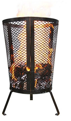 Preisvergleich Produktbild Gardeco GI001 Verbrennungsofen, groß, Schwarz