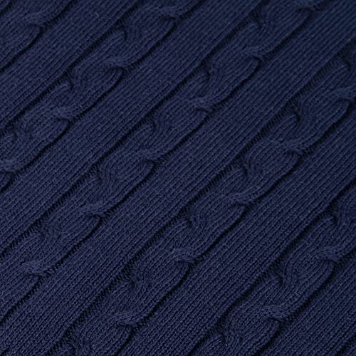 Image of Kid Nation Boys Sweater Cotton Quarter Zip Sweater Kids Cable Knit Pullover | Casual 1 /4 Zip Sweater for Child 3-14 Years (Previously Amazon Essentials)
