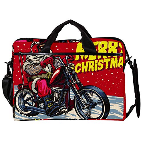 Bolso bandolera para portátil de 14 pulgadas a 15.4 con estampado divertido de Navidad
