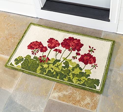 Plow and Hearth Indoor/Outdoor Geranium Hooked...