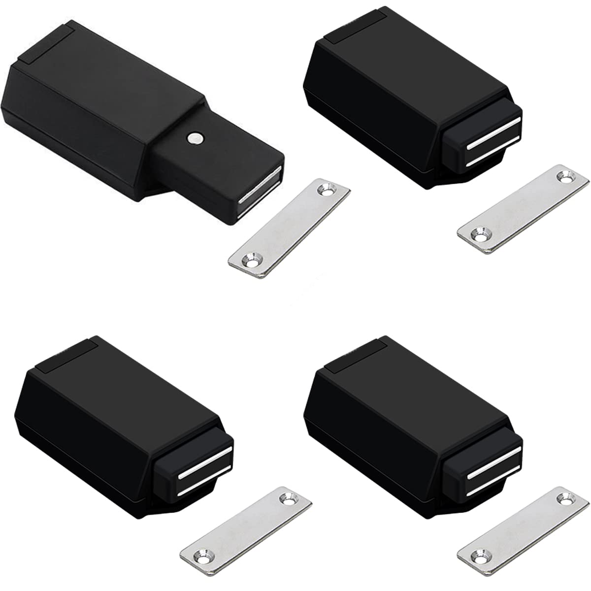 Buy Magnetic Push to Open Cabinet Hardware CBRIVE® 2 Pack Push Latch ...