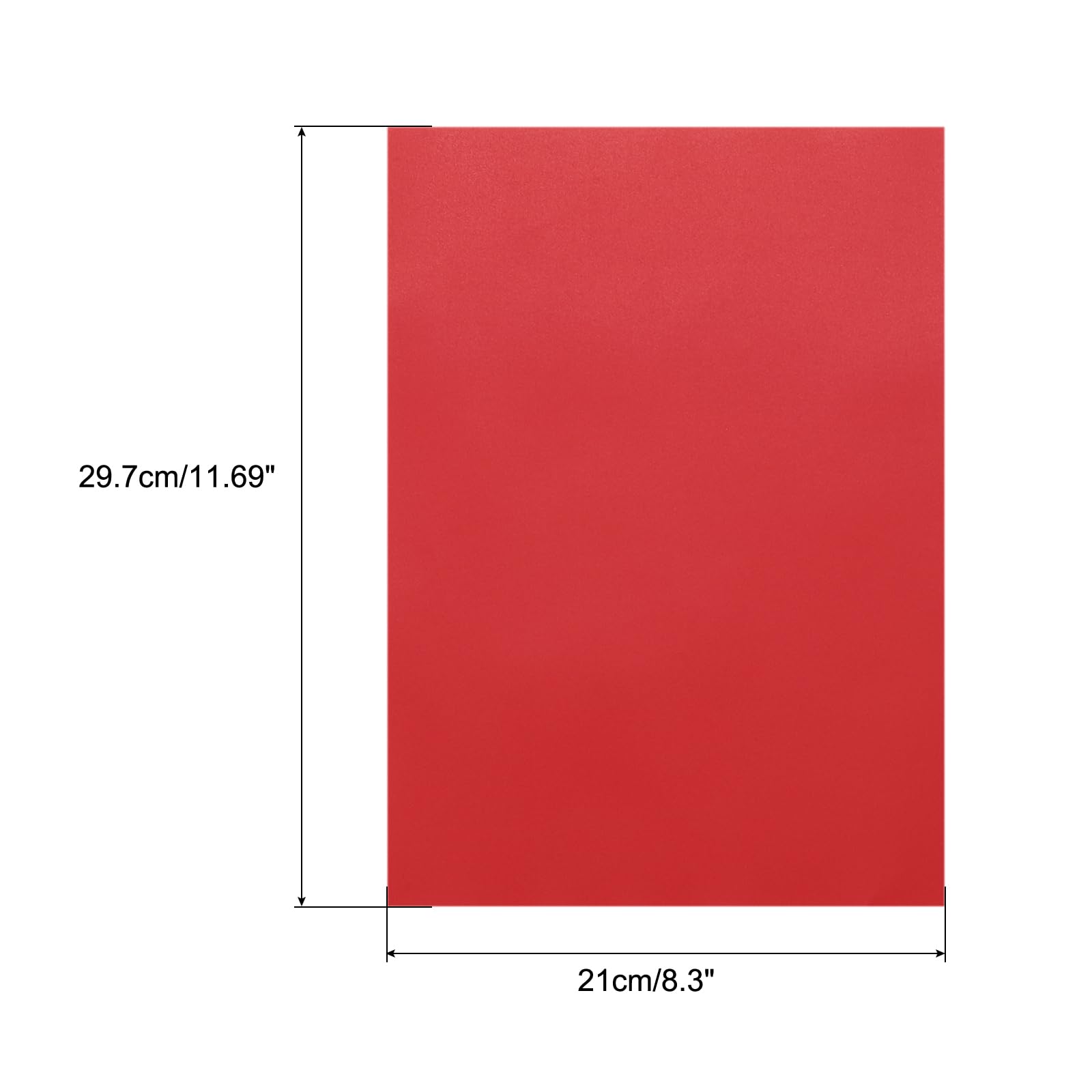 QUARKZMAN Papel Vitela Colorido A4 20 Hojas Rojo Profundo Transparencia 11.7 x 8.2 Papel Vitela Imprimible Hojas Vitela Translúcidas Para Invitaciones Boda Impresora Inyección Tinta laser