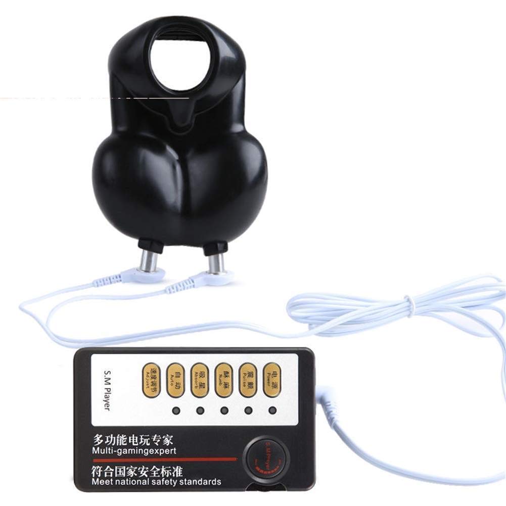 Electro Stimulation Scrotum/Testicles/Glans/Penis/Cock Set, Esitm Sex Chastity Belt, Fetish Slave Torture Masturbator Erotic Stimulation Device Sex Toys for Men