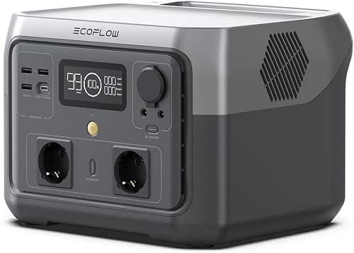 EF ECOFLOW Tragbare Powerstation RIVER 2 MAX, 512 Wh Solargenerator