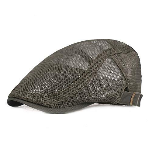 TRDyj Net Hat Men and Women Mesh Cloth Caps Breathable Visor Art Youth