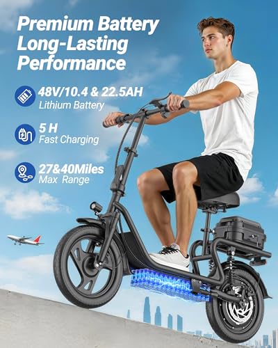 Image of MAXSHOT Electric Scooter for Adults, 8.5 /10 /14 inch Tires, 19 /22Mph, 350W /500W Motor, 21-28 Miles Range, Folding E-Scooter with Dual Suspension,APP Control