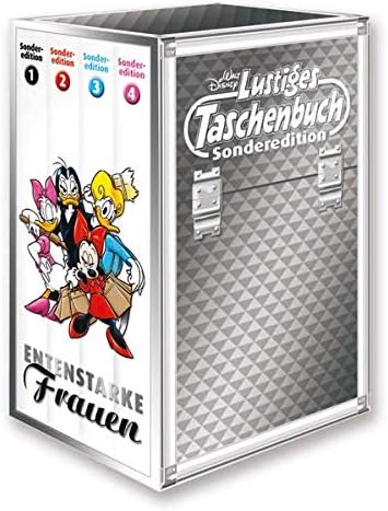 LTB Entenstarke Frauen (4 Bände im Schuber mit Gundel Gaukeley Figur): Lustiges Taschenbuch Sonderedition