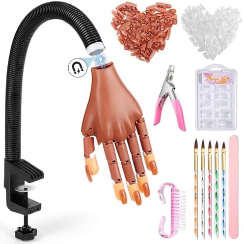 Amazon.com: Practice Hand for Acrylic Nails - Nail Tips Won't Fall off