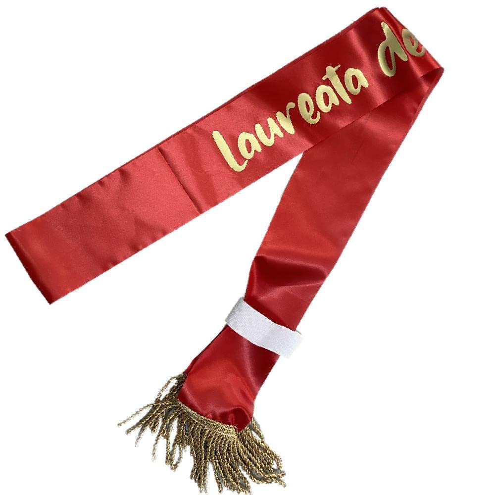Fascia Personalizzabile Con Stampa Fasce Con Frange Oro Per Premiazioni Addio Nubilato Sindaco Miss Mister Italia Festa PS 37777