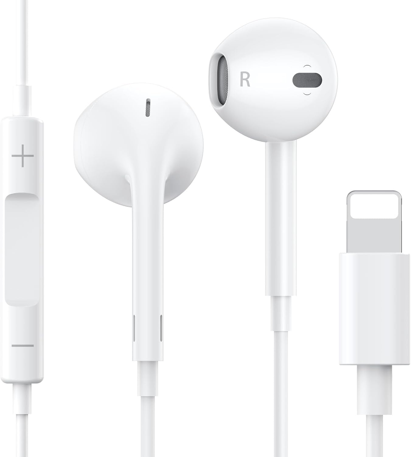 Wired Headphones for iPhone Headphones Wired Earbuds Built