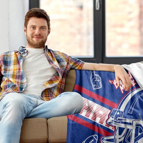 Fiwsuyr Football Gifts for Men, Football Merch Blanket for Fans, Sports Style Gear Stuff for Women, Home Decor Throws for Sofa Bed Couch 60"x50" - image 3