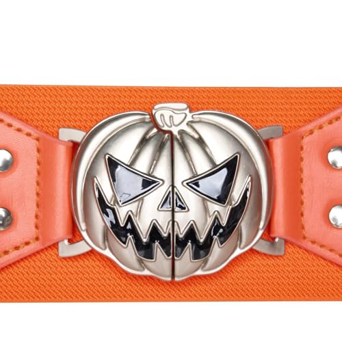 Ro Rox Pumpkin Belt Halloween Gothic Waist Cincher Belt for Women Cosplay2