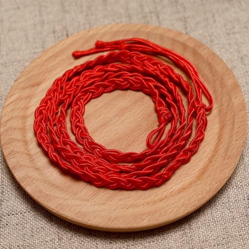 Red Woven Waist Belt For Dresses Exotic Women Waist Belt Rope Chain With Tassel Bead Red Waist Chain Vintage Wide Waist Belt4