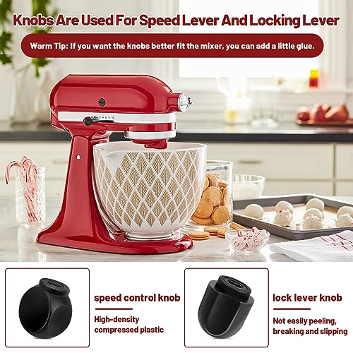 Compare Alocs Speed Control Knob and Lock Lever Knob for KitchenAid