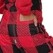FOCO Maryland Terrapins NCAA Womens Plaid Bib Overalls - L