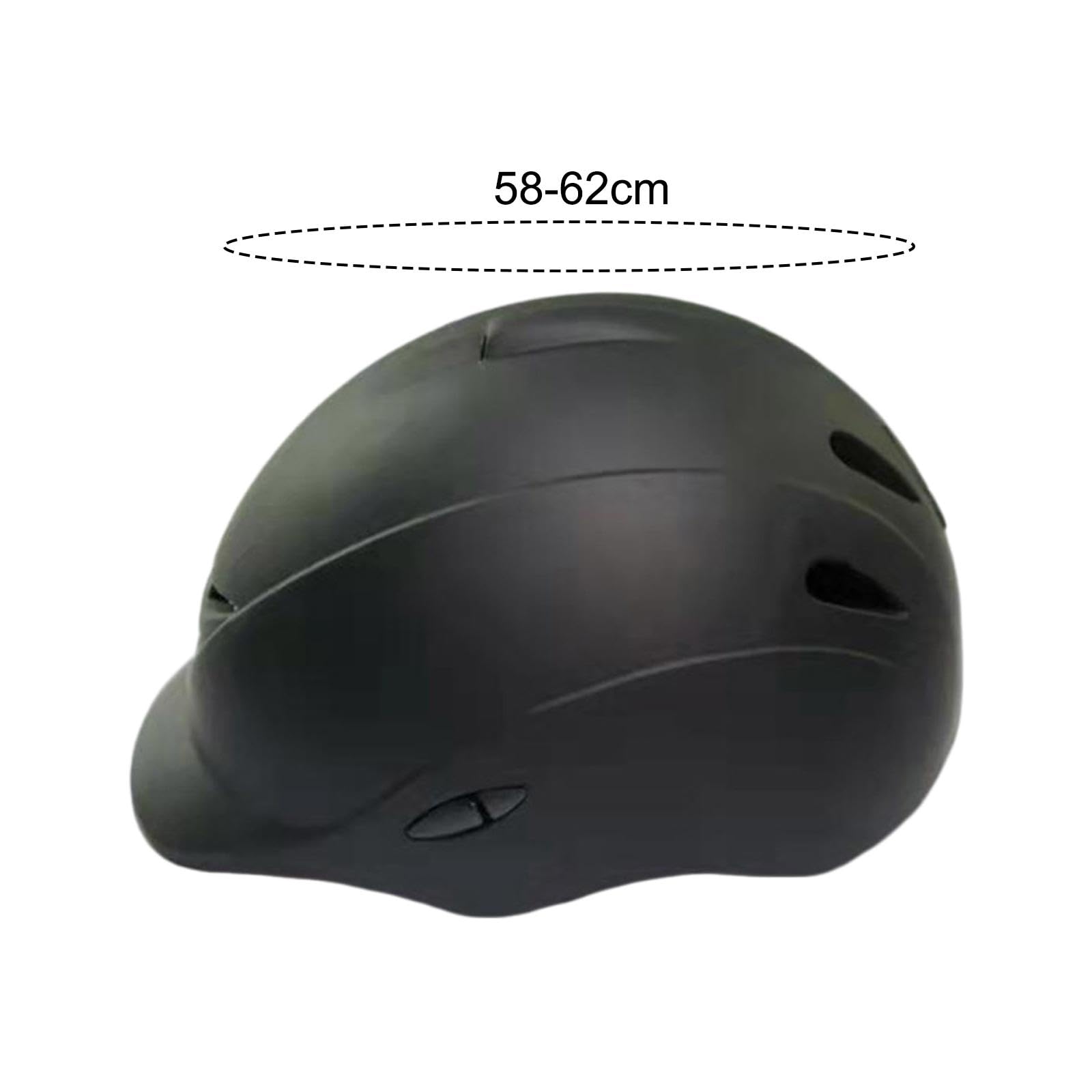 Casco de Equitación con Forro Extraíble, Resistente a Y Transpirable, Casco Ecuestre Profesional para Hombres Y Mujeres, Color Negro.