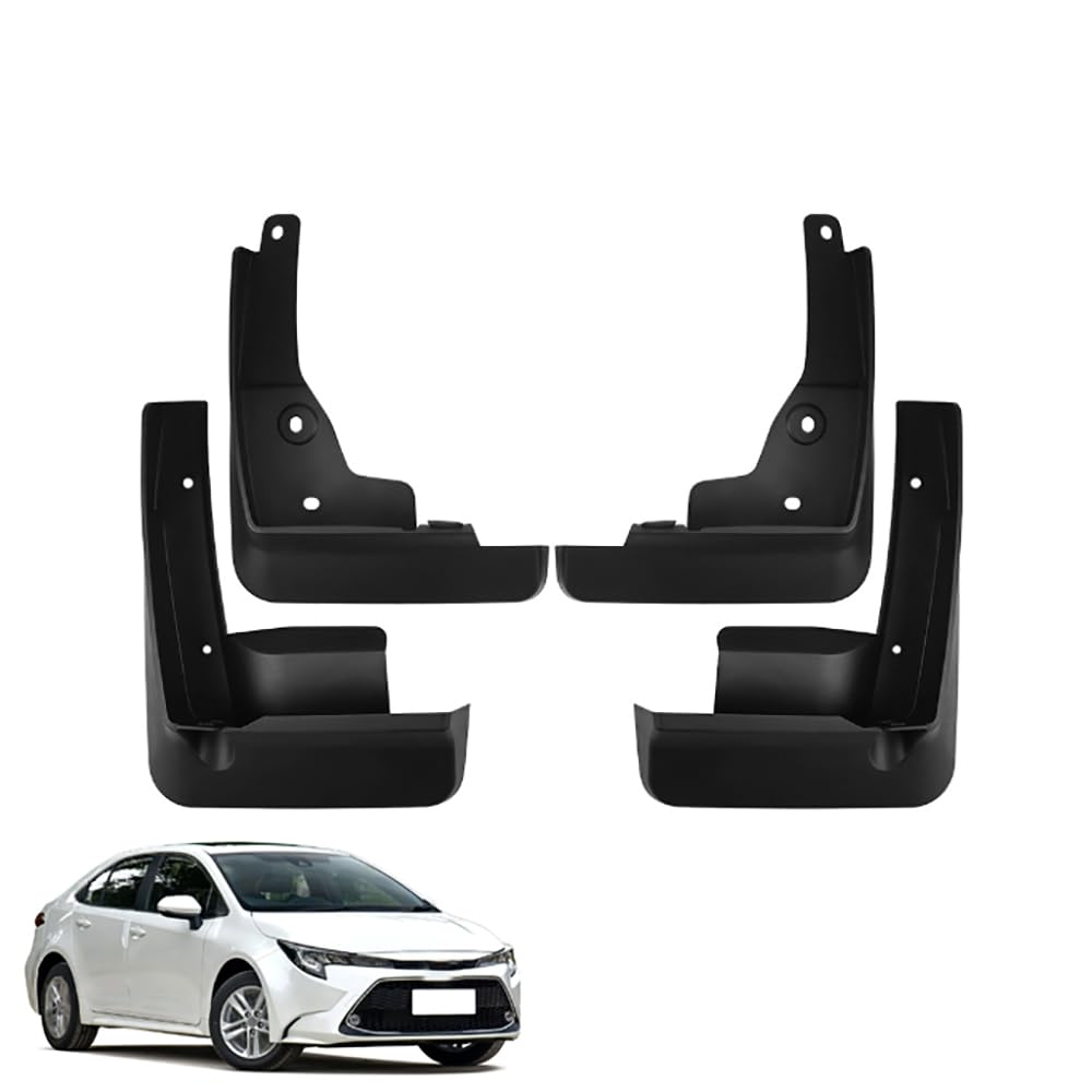 Guardabarros coche LIVEN 2019-2025: faldillas antibarro con protector de salpicaduras