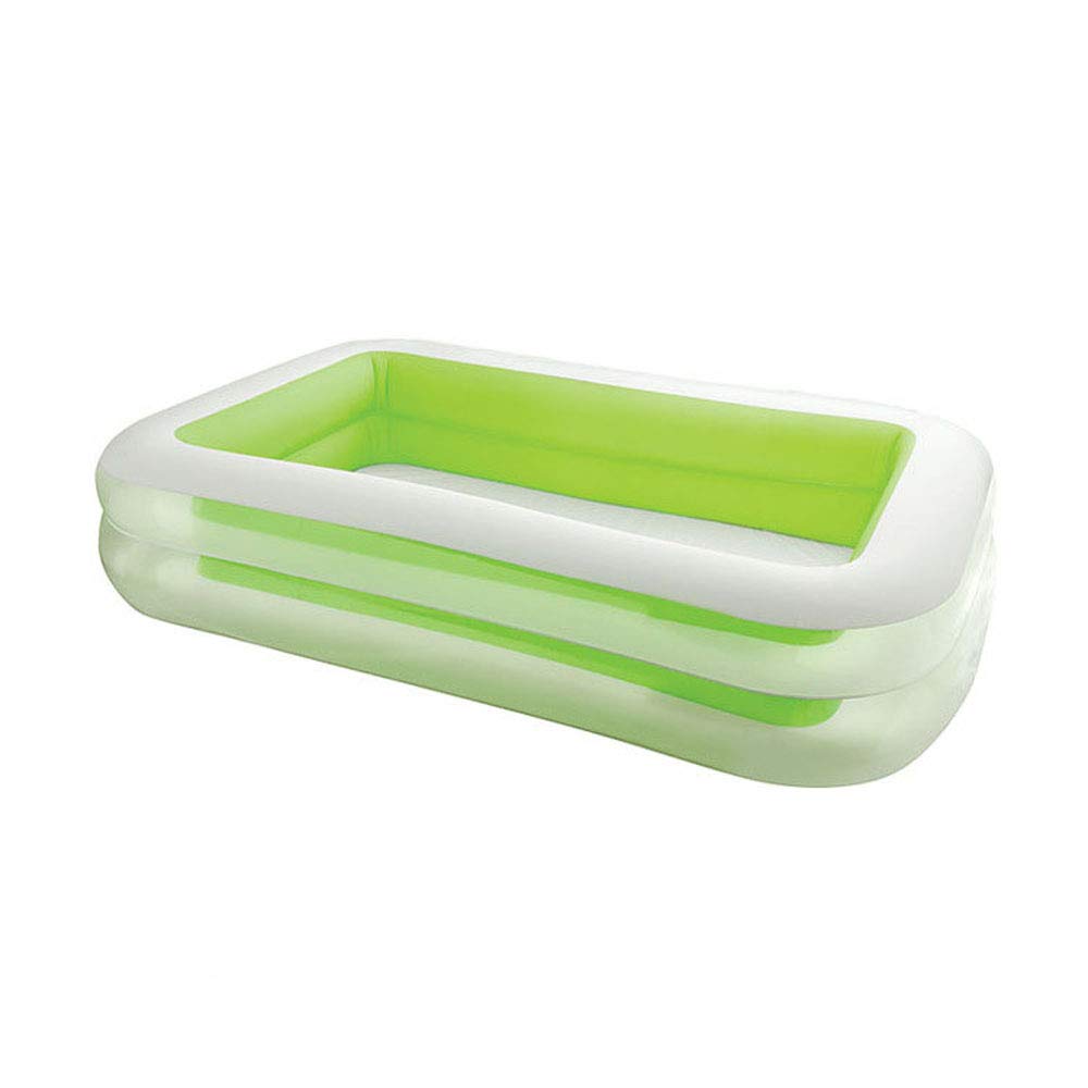 MPLMM Children's Outdoor Inflatable Pool Play Pool Children's Inflatable Pool Baby Sand Pool Bathtub 262 * 175 * 56CM Family Pool