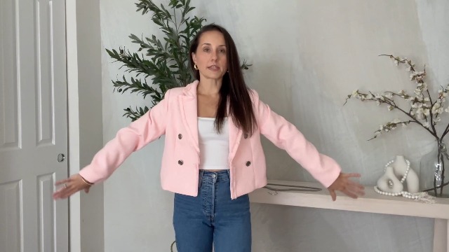 Tweed Blazers for Women Cropped Business Casual Fall Fashion 2026