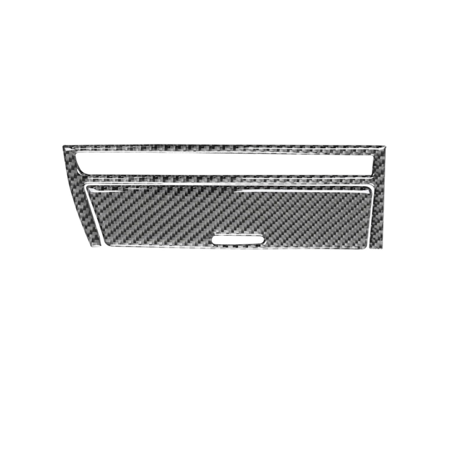 VNHLOTVJL Car Transmission Shift Cigarette Light Panel Stickers Decorative Interior Accessories Compatible for BMW 3 Series E46 1999-2004 Carbon Fiber(2Type)