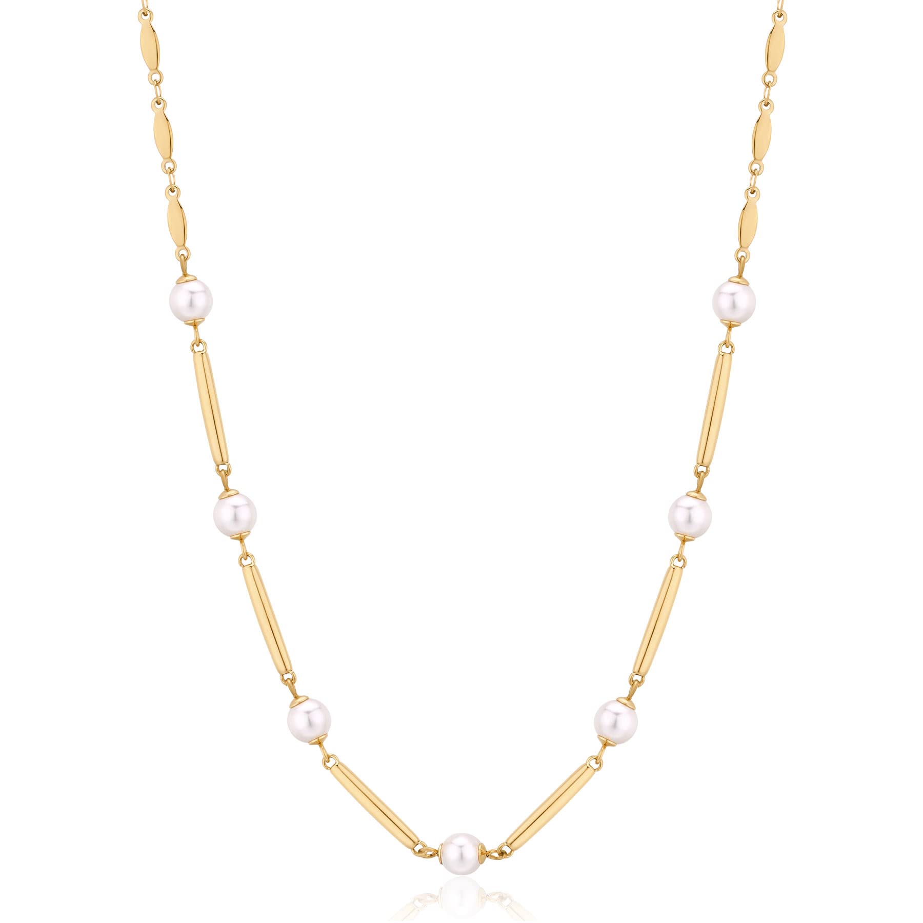 Brosway Collana Donna, Collana in Acciaio e Perle | Collezione Affinity - BFF161