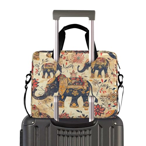 ALAZA Funda Vintage Elefante Bohemio para Portátil 13-15.6" miniatura 3