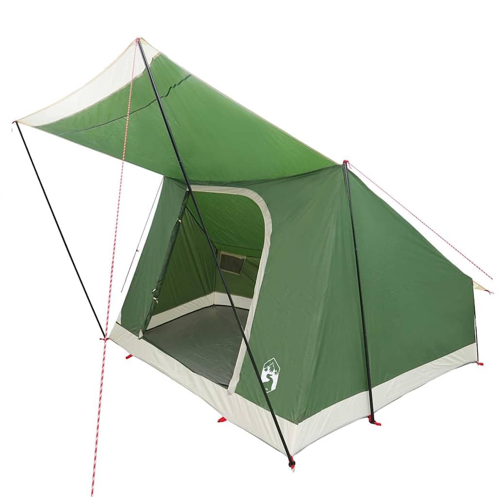 Tienda de Campaña para 4 Personas Impermeable Verde Tafetán