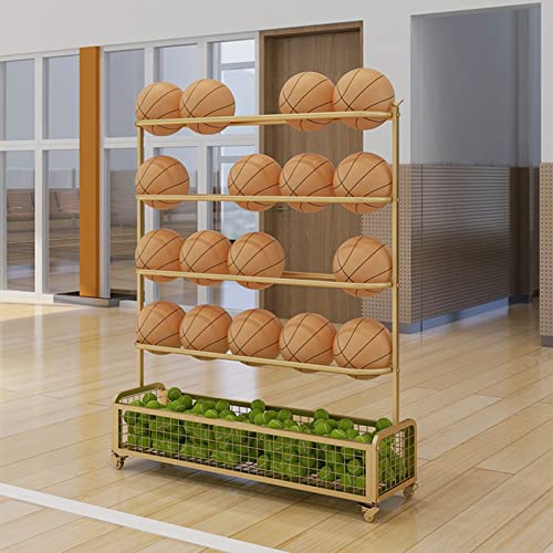 Support de rangement pour basket-ball et ballons grande capacité vertical - 6