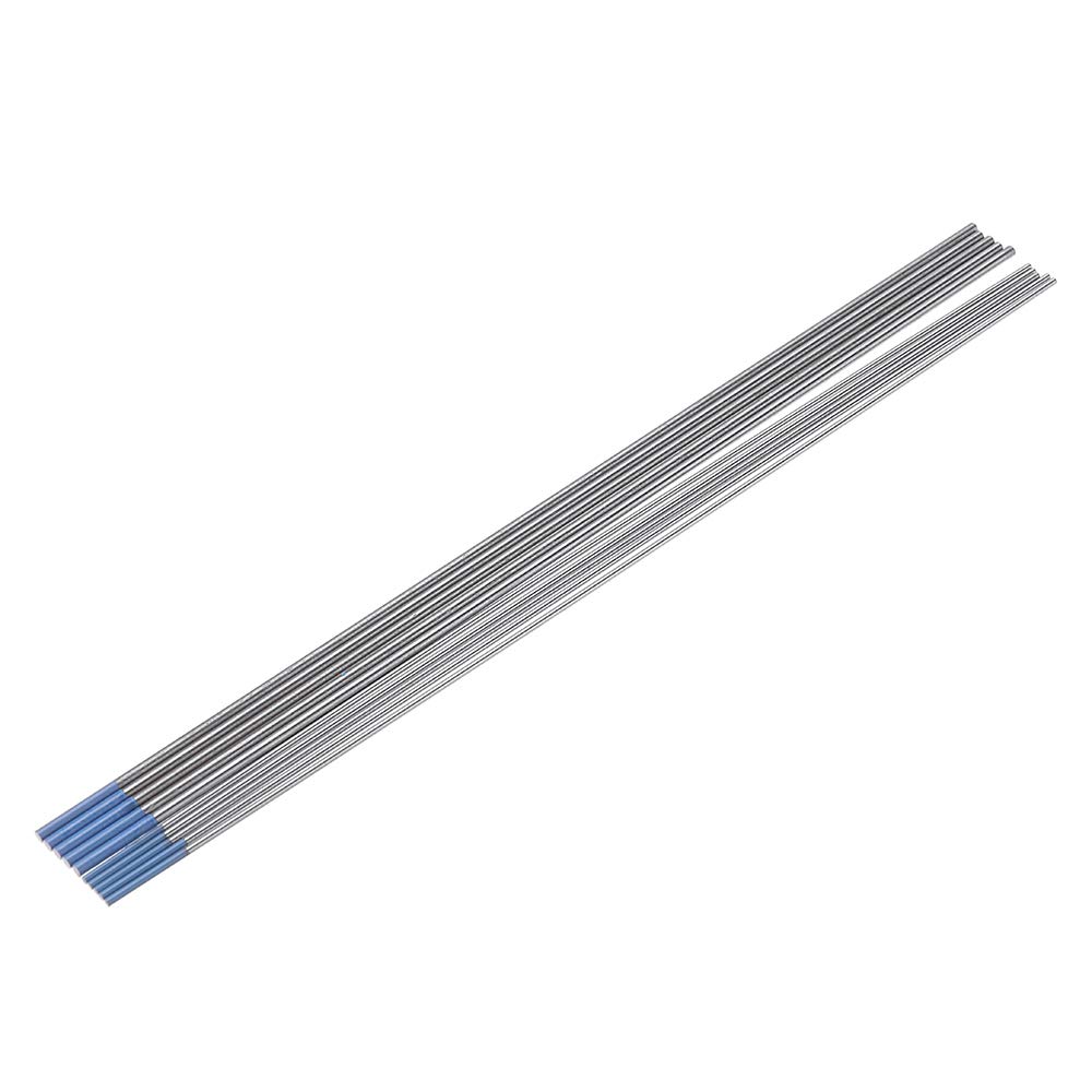 10pcs tungsteno WL20 Blue Tip TIG elettrodo 1.0/1.6x150mm saldatura aste aste
